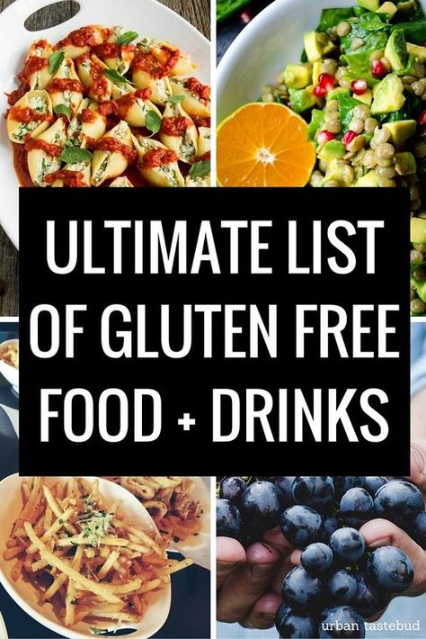 Naturally Gluten Free Foods, Gluten Free List, Gluten Free Food List, Gluten Free Diet Plan, What Is Gluten Free, Menu Sans Gluten, Gluten Free Info, Gluten Free Items, Gluten Free Foods