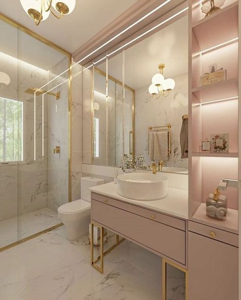 latest bathroom tiles designs indian ideas Latest Bathroom Tiles Design, Pink Bathroom Decor, Pink Bedroom Decor, Bathroom Decor Luxury, Bathroom Tile Designs, Renovation Design, Girls Bathroom, Pink Bathroom, Room Makeover Inspiration