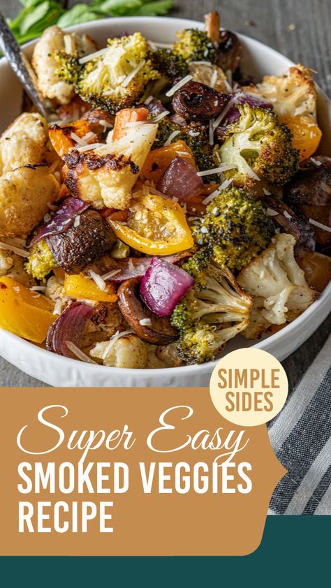 Unlock the secret to mouthwatering smoked vegetables! Tabetha's Table serves up a smoky, healthy side dish that's perfect for any occasion. Say goodbye to bland veggies and hello to smoky deliciousness! Veggies On Smoker, Smoker Vegetable Recipes, Smoked Vegetables In Smoker, Smoker Recipes Vegetables, Smoked Veggies In Smoker, Smoked Broccoli, Smoker Sides, Smoked Veggies, Smoked Vegetables