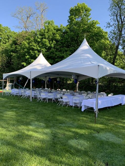 Party Tent Rentals, Outdoor Tent Wedding, Backyard Tent, Backyard Graduation Party, Graduation Party Planning, Tent Decorations, Last Ride, Tent Rentals, Event Tent