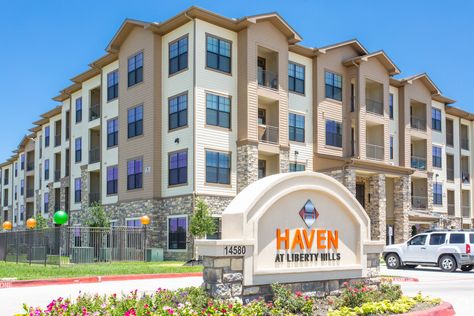 Haven at Liberty Hills Apartments - Houston, TX | Apartments.com Leasing Consultant, Houston Apartment, Dog Spa, Fall Creek, Student Living, Downtown Houston, Apartment Rental, Two Bedroom Apartments, New Forest