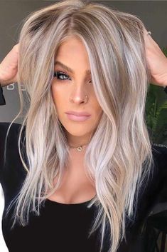 Spring Hair Color Blonde, Hair Color Blonde Highlights, Kadeřnické Trendy, Latest Hair Color, Vlasové Trendy, Spring Hair Color, Ash Blonde Hair, Blonde Hair Inspiration, Blonde Hair Looks