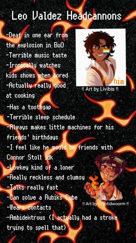 Dating Leo Valdez, Leo Valdez X Y/n, Leo Valdez Faceclaim, Leo Valdez Memes, Valgrace Headcanons, Percy Jackson Leo Valdez, Leo Valdez Headcanon, Leo Valdez Fanart, Valgrace Fanart