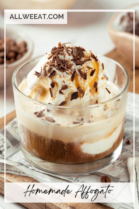 ☕ Indulge in a classic Italian dessert with this easy Homemade Affogato recipe! 🍨 Made with rich espresso poured over creamy vanilla gelato, it's the perfect quick dessert or after-dinner treat. Ready in just minutes, this elegant and delicious dessert is a must-try for coffee lovers and anyone craving something sweet.✨ Perfect for dinner parties or a simple indulgence at home! #ItalianDesserts #Affogato #CoffeeLovers #QuickDesserts #EasyRecipes #Gelato #EspressoTreats Vanilla Gelato, Affogato Recipe, Savoury Snacks, Quick Dessert, Italian Dessert, Vanilla Bean Ice Cream, Coffee Dessert, Italian Coffee, Chocolate Shavings