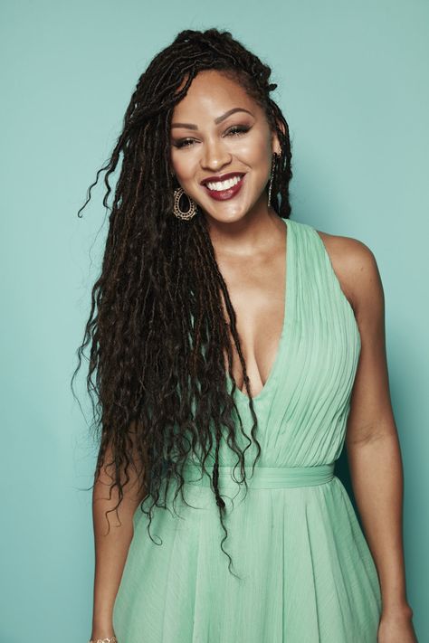 Meagan Good Style Faux Loc, Hair Colorful, Meagan Good, Affordable Wigs, Faux Locs Hairstyles, Goddess Locs, Braids With Extensions, Natural Hair Inspiration, Hair Crush