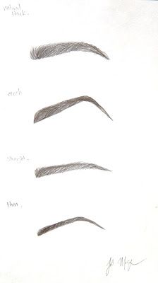 I know eye brows seem like such a small thing but in regards to beauty they are very important.  Your eye brows frame your face and draw att... How To Draw Small Eyes, Smol Drawing, Eye Brow Drawing, Types Of Eyebrows, Realistic Eye Drawing, Eye Expressions, Draw Hair, Sketching Tips, Eye Brows