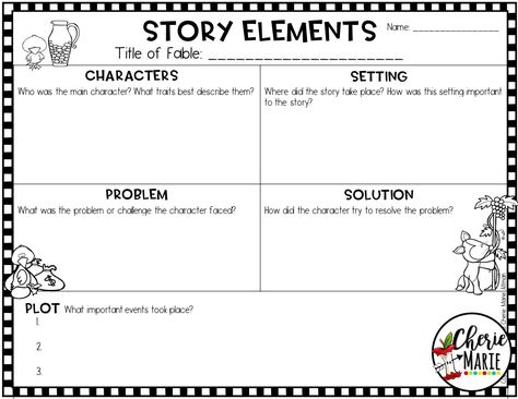 Download this fable story elements chart when you sign up for my free resource library. Fable Activities 2nd Grade, Fable Story Worksheet, 2nd Grade Story Elements Worksheet, Story Elements Activities 3rd Grade, Fable Activities, Story Elements Chart, Elements Chart, Fables Activities, Teaching Story Elements