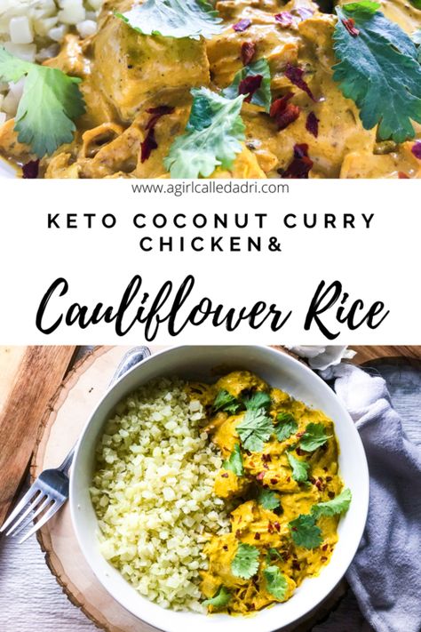 Coconut Cauliflower Rice, Butter Replacement, Chicken With Cauliflower, Chicken Cauliflower, Chicken Parmigiana, Boiled Egg Diet Plan, Cauliflower Curry, Boiled Egg Diet, Coconut Chicken