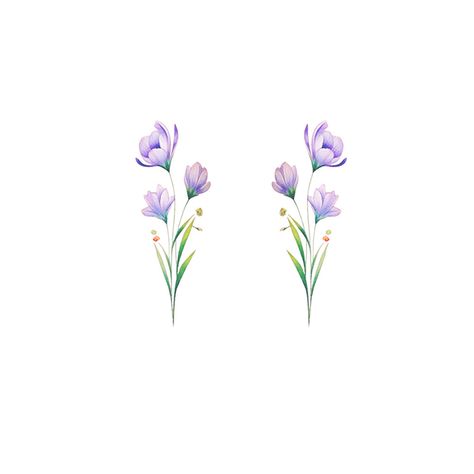 Small elegant purple crocus flower temporary tattoo set. Fun fact - Saffron is source from Crocus Sativus flower!Comes in a set of 2 tattoos. --------------------- Crocus Flower Tattoo - Realistic Temporary Tattoo Tattoo Canvas Design: Flower Tattoo Canvas Size: 3" x 1" (approx) Tattoo package: 2 Saffron Crocus Tattoo, Prairie Crocus Tattoo, Saffron Flower Tattoo, Crocus Flower Tattoo, Rose Jewelry Tattoo, Crocus Tattoo, Violet Tattoo Flower, Purple Crocus Flower, Backpack Embroidery