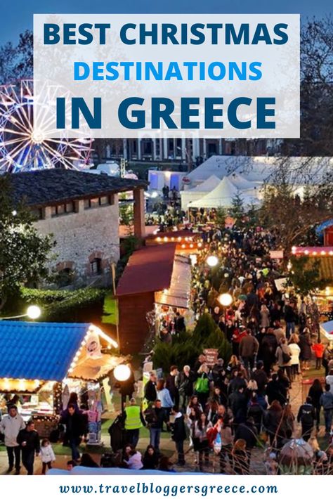 Christmas In Athens Greece, Greece In December, Greece Christmas, Christmas In Greece, Best Christmas Destinations, Greek Christmas, Greece Itinerary, Visit Greece, Christmas Destinations