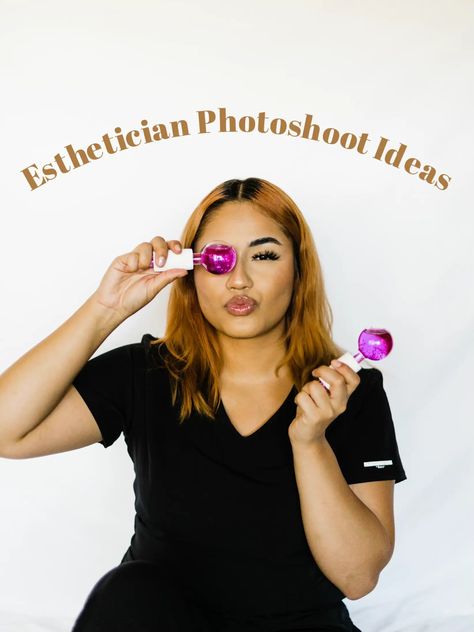 Headshot Poses Esthetician, Professional Esthetician Headshots, Aesthetician Headshots, Esthetician Picture Ideas, Waxer Esthetician Photoshoot, Esthetician Head Shots, Spa Owner Photoshoot, Esthetics Branding Photoshoot, Esthetician Professional Pictures