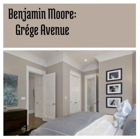 Benjamin Moore Grége Avenue. Beautiful neutral wall color to paint any room. #greige Greige Walls, Neutral Wall Colors, Living Room Wall Color, Room Wall Colors, Interior Painting, Room Paint Colors, Wall Paint Colors, Paint Colors For Living Room, Bedroom Paint