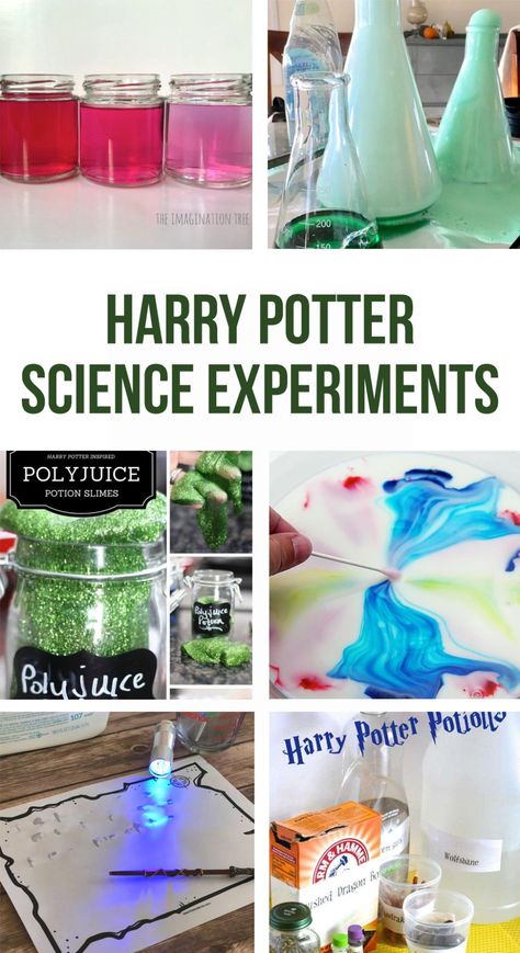 Harry Potter Science, Harry Potter Unit Study, Potions For Kids, Harry Potter Classes, Simple Science Experiments, Harry Potter Activities, Harry Potter Day, Science Experience, Classe Harry Potter