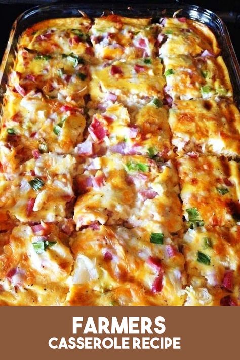 Farmers Casserole, Thanksgiving Morning, Delicious Breakfast Casserole, Morning Christmas, Best Breakfast Casserole, Breakfast Quiche Recipes, Brunch Casserole, Breakfast Casserole Easy, Beef Casserole Recipes