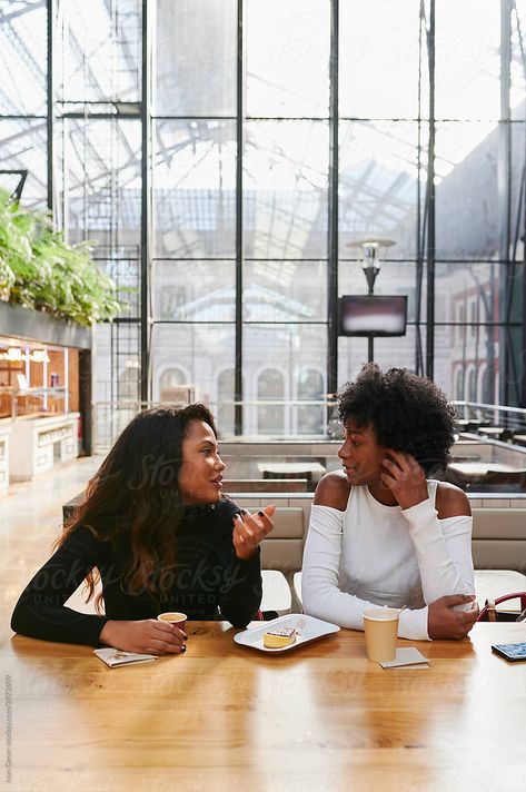 Two People At A Table Reference, Someone Sitting At A Table Reference, Sitting And Talking Pose, Two Person Sitting Poses, Having Coffee With Friends, Two People Studying Reference, Talking Aesthetic People, Sitting At The Table Pose, Two People Sitting At A Table