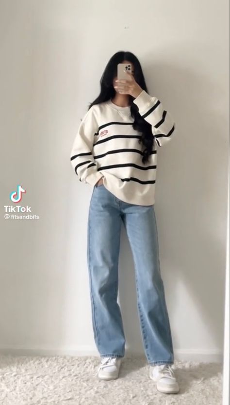 Casual College Outfits, Korean Casual Outfits, Causal Outfits, Everyday Fashion Outfits, Casual Day Outfits, Easy Trendy Outfits, Causual Outfits, Korean Outfits, Casual Style Outfits