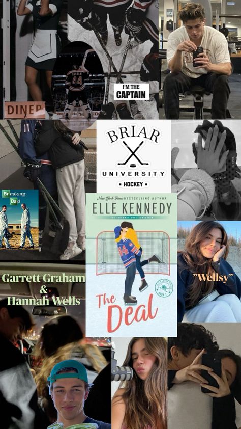 Garrett Graham Hannah Wells The Deal Aesthetic Elle Kennedy Garrett Graham And Hannah Wells, Garrett Graham, Hannah Wells, Romance Books Worth Reading, Good Romance Books, Sports Romance, Book People, Romantic Books, The Deal