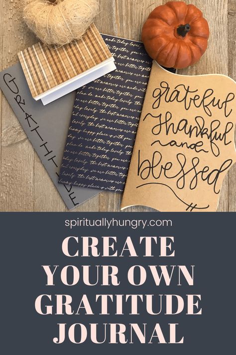 Create a gratitude journal very easily, let me show you how! This DIY anyone can do! Fill it with prayers, Scripture, and gratitude to God for all that He has done and is doing in your life! via @alexiswaid Making A Gratitude Journal, Gratitude Junk Journal, Gratitude Jar Ideas Diy, How To Make A Gratitude Journal, Thankful Journal Ideas, Gratitude Crafts For Teens, Gratitude Crafts For Adults, Diy Gratitude Journal, Gratitude Journal Ideas Creative