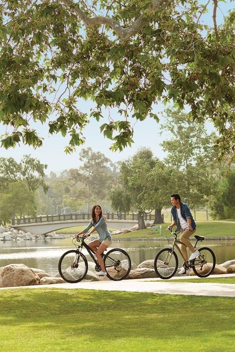 People At The Park, People In Park, Park Date, Park Life, Park Day, Family Park, Resort Architecture, Hills Resort, Outdoor Biking