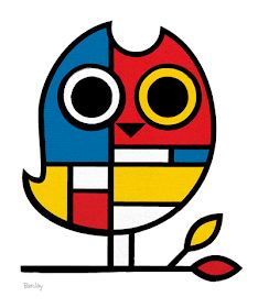 Mondrian Art, Piet Mondrian, Owl Art, Art Drawings For Kids, Elementary Art, Teaching Art, Art Activities, Famous Artists, Art Plastique