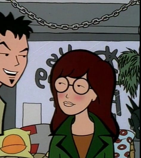 Daria Pfp Matching, Daria And Trent Matching Pfp, Mtv Daria, Daria Mtv, Background Game, Daria Morgendorffer, Taurus Moon, Match Icons, Social Icons