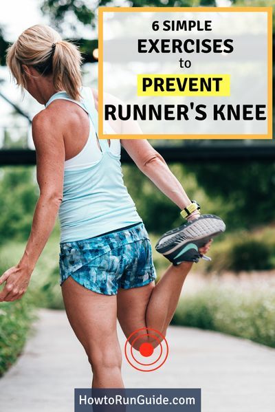 Runners Knee Exercises, Runners Knee Pain, Knee Strength, Stretches For Runners, Knee Strengthening Exercises, Runners Knee, How To Strengthen Knees, Strength Training For Runners, Knee Pain Exercises