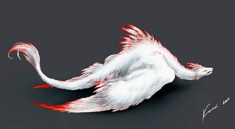 Mythology Animals, Feathered Dragon, Legendary Dragons, Mythical Animal, Paint Tool Sai, Fantasy Beasts, Not Satisfied, Dragon Pictures, Creature Drawings