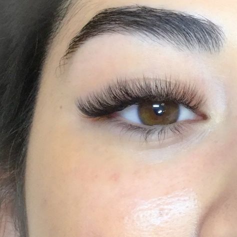 Eyelash Extensions- Classic or Volume? Wedding Day Lash Extensions, Short Fluffy Eyelash Extensions, Fluffy Eyelash Extensions, Russian Lash Extensions, Russian Eyelash Extensions, Eyelash Extensions Before And After, Classic Lash Extensions, Eyelash Extensions Classic, Natural Fake Eyelashes