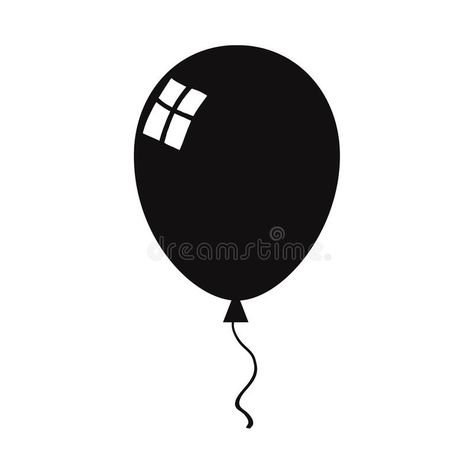 Balloon Colors, Balloon Cartoon, Decoration Balloon, Black Balloons, Black Stickers, Black Silhouette, Cute Elephant, Background Illustration, Colour Images