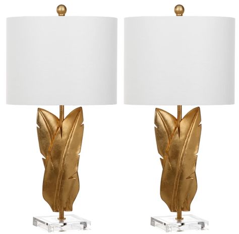 Bay Isle Home Celina 28" Table Lamp Set & Reviews | Wayfair Contemporary Art Museum, Traditional Table Lamps, Gold Lamp, Gold Table Lamp, Traditional Table, Lamp Set, Dark Interiors, Table Lamp Sets, Resin Table