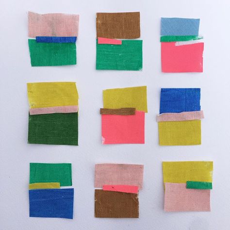 Kate Clarke on Instagram: “Work in progress... #screenprinting #textiledesign #abstract #colour #workinprogress” Color Journal, Textiles Sketchbook, Colour Swatches, Coloring Journal, Collage Art Projects, Color Collage, Art And Craft Design, Painting Collage, Iron Beads