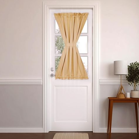 Front Door Window Curtains, Front Door Window Covering, Curtains For Door, Front Door Sidelights, Door Window Curtains, Front Door Curtains, Door Window Covering, French Door Curtains, Small Curtains