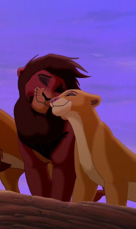 Kiara And Kovu Wallpaper, The Lion King Wallpaper, Kiara Lion King, Disney Mignon, Disney Romance, Lion King Pictures, Lion King Fan Art, Disney Characters Wallpaper, Lion King Art