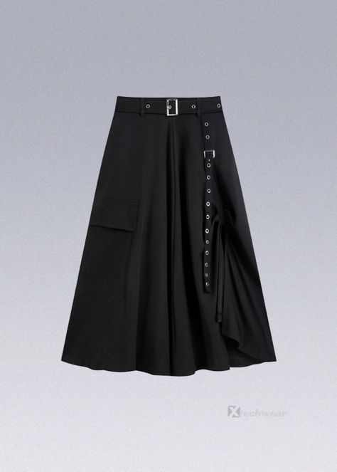 Split hem skirt