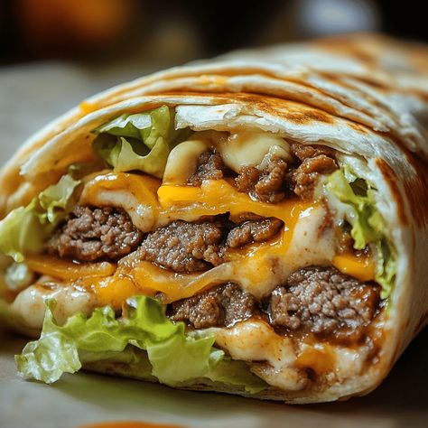 Try these delicious Big Mac Wraps for a fun spin on a classic favorite, and discover tips that will elevate your wrap game! Big Mac Wraps Healthy, Big Mac Quesadilla Recipe, Cheeseburger Wraps Ground Beef, Big Mac Wrap Recipe, Ground Turkey Wraps, Big Mac Wrap, Burger Wraps, Big Mac Tacos, Crockpot Chicken And Gravy