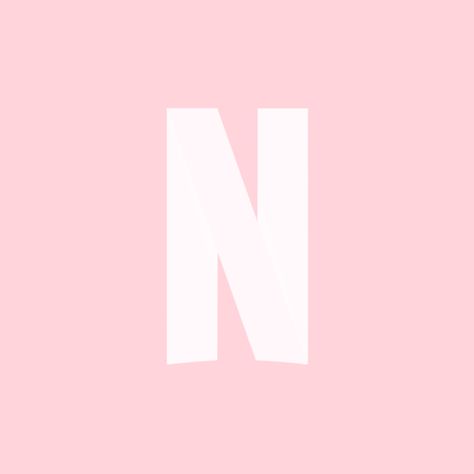 Pink Netflix Icon, Spring Icons, Netflix Icon, Netflix App, Iphone Themes, Iphone Ideas, Ios Ideas, Pink Icons, Netflix Tv