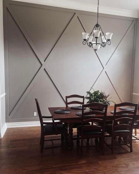 Feature Wall Ideas Dining Room, Accent Wall Ideas Dining Room, Dining Accent Wall, Dinner Room Design, Dining Room Accent Wall Ideas, Farmhouse Accent Wall, Kitchen Feature Wall, Statement Walls, Accent Wall In Kitchen