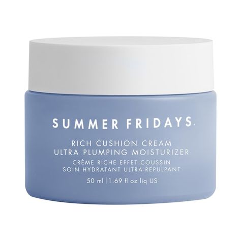 Rich Cushion Cream Ultra Plumping Moisturizer - Summer Fridays | Sephora Sephora Skin Care, Watermelon Rind, Skin Care Items, Oily Skin Care, First Aid Beauty, Summer Fridays, Repair Cream, Body Soap, Oil Control Products