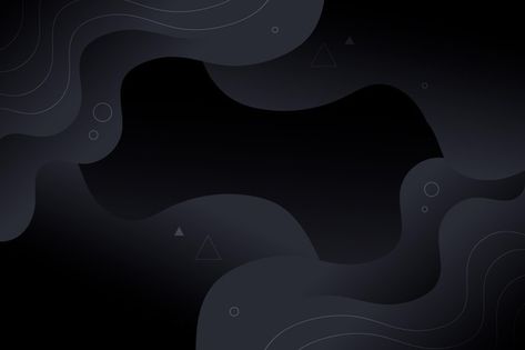 Gradient black background with wavy line... | Free Vector #Freepik #freevector #background #abstract #wallpaper #black Powerpoint Wallpaper Backgrounds, Black Powerpoint Background, Website Background Wallpapers, Dark Powerpoint Background, Black Background Desktop, Web Background Image, Web Background Design, Web Design Background, Background Css