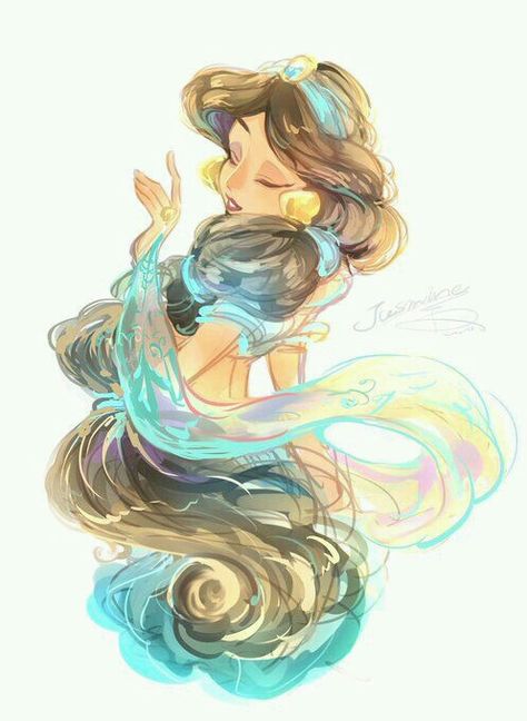 Princess Jasmine Disney Aladdin Lindo Disney, Princesas Disney Anime, 심플한 그림, Foto Disney, Image Princesse Disney, Disney Jasmine, Images Disney, 디즈니 캐릭터, Prințese Disney