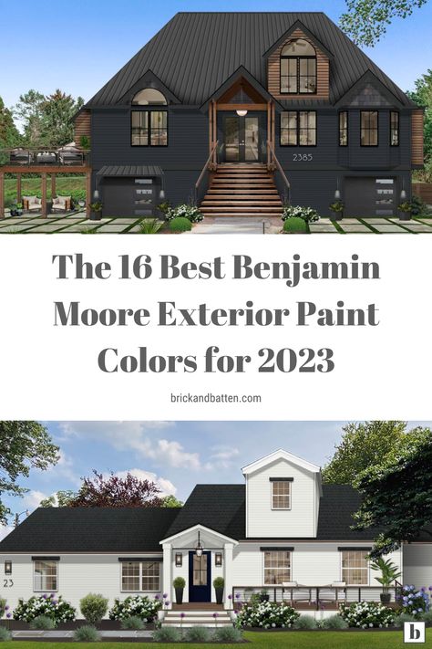 Siding Colors For Houses 2023, 2023 Exterior Home Colors, 2023 House Paint Colors, Best Exterior Grey Paint Colors, What Color Should I Paint My House Exterior, Outdoor House Paint Colors Exterior Homes Benjamin Moore, Benjamin Moore Paint Colors 2023 Trends Exterior, Benjamin Moore Dark Exterior Paint, Exterior Paint Trends 2023