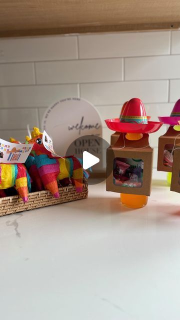 Amanda Albrecht Illinois Realtor + Content Creator on Instagram: "🪅Cinco de Mayo Open House or party favors! Here are 2 easy ideas you can use to take your fiesta up a notch! 

Mexican sodas topped with a margarita kit to go! The fun box toppers include a margarita mix, tajin and some flavored candy. Don’t forget the little sombrero! 

Mini piñatas filled with candy and topped with a tag, my tags have a QR code with all of the property information enclosed! 

Want to recreate? Comment 🔗 link below I can send you everything I used and the free editable tag too! 

Let’s get May off to a fun start! 
.
.
.
#may #realtor #cincodemayo #realtorfun #realtormarketing #openhouse #realtoring #home #sellingthesuburbs" Realtor Content, Mini Pinatas, Margarita Mix, Spicy Margarita, Realtor Marketing, Easy Ideas, Open House, Content Creator, Qr Code