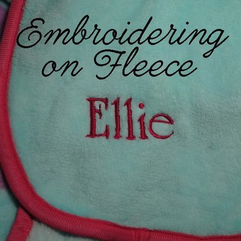 Embroidered Fleece Blanket, Machine Embroidery Basics, Embroidering Machine, Embroidery Business, Free Machine Embroidery Designs Patterns, Machine Embroidery Tutorials, Sewing Spaces, Brother Embroidery Machine, Embroidered Blanket