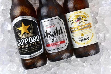 The 10 Best Japanese Beers Money Can Buy Sapporo Beer, Japanese Beer, Beer Guide, Flavored Beer, Black Beer, Popular Beers, Craft Beer Bar, Beer Dispenser, Premium Beer