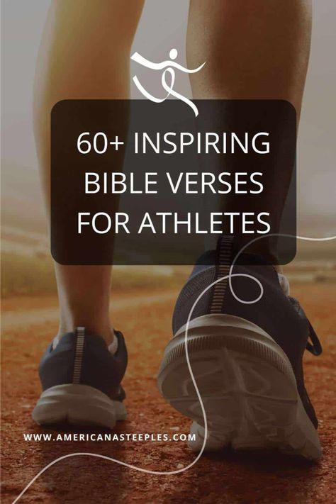 Step up your game with a spiritual boost! This collection of over 60 Bible verses is specially curated to empower athletes with faith, perseverance, and strength. Perfect for pre-game focus and post-game reflection. Visit now for your dose of motivational scripture! Words Of Encouragement For Sports, Bible Verse For Athletes Motivational, Motivational Bible Verses For Athletes, Bible Verse For Athletes, Athlete Affirmations, Verses For Athletes, Bible Verse For Daughter, Bible Verses For Athletes, Bible Verses For Girls