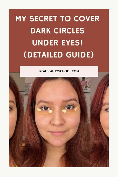 Find out how I conceal my dark circles with my signature routine! This step-by-step dark circles concealing tutorial will show you how to hide dark circles under eyes effectively, without needing more concealer. Get the perfect under eyes concealer application that won’t crease or fade. Cover Up Dark Circles Under Eyes, Dark Concealer, Concealer Application, Makeup Removal Tips, Conceal Dark Circles, Concealer Tricks, Dark Circles Makeup, Hide Dark Circles, Covering Dark Circles