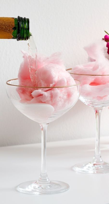 Cotton Candy Drinks, Cotton Candy Champagne, Candy Drinks, Candy Cart, Bridal Luncheon, Mobile Bar, Chic Christmas, Event Food, Event Styling