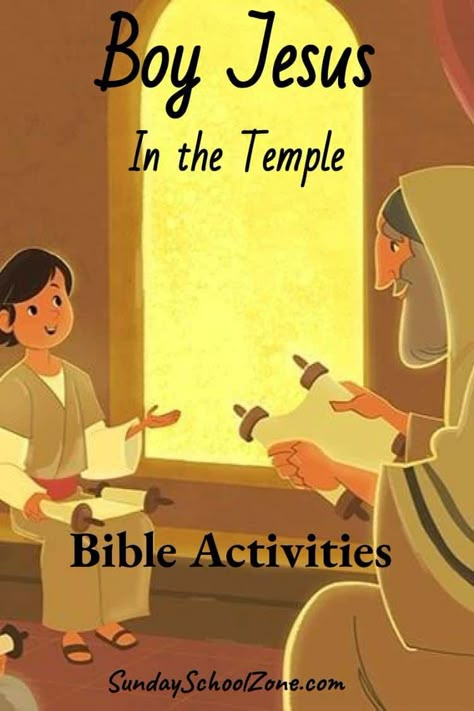 Temple Activities, Jesus Preschool, Teaching Pictures, Jesus Childhood, Bible Study Activities, Bible Learning, Jesus In The Temple, Bible Crafts Sunday School, The Messiah