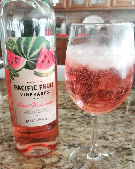 Aldi is selling a watermelon wine from Pacific Fruit Vineyards wine by Burlwood Cellars. It's around $3.49 a bottle depending on where you live. Watermelon Wine, Cold Wine, Peach Wine, Fruity Wine, Wine Flavors, Watermelon And Lemon, Pink Watermelon, Sweet Watermelon, Watermelon Salad