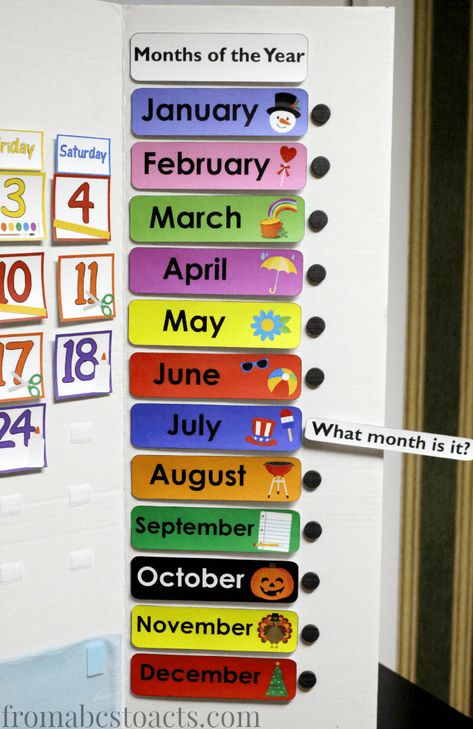 Home Preschool Calendar Board | From ABCs to ACTs Preschool Calendar Board, Aktiviti Prasekolah, Preschool Calendar, Home Preschool, Preschool Decor, مشروعات العلوم, Diy Classroom Decorations, Kindergarten Classroom Decor, Aktiviti Kanak-kanak